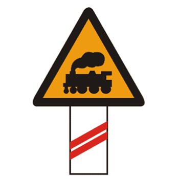 无人看守铁路道口100米 - 警告标志 - ab照增驾网